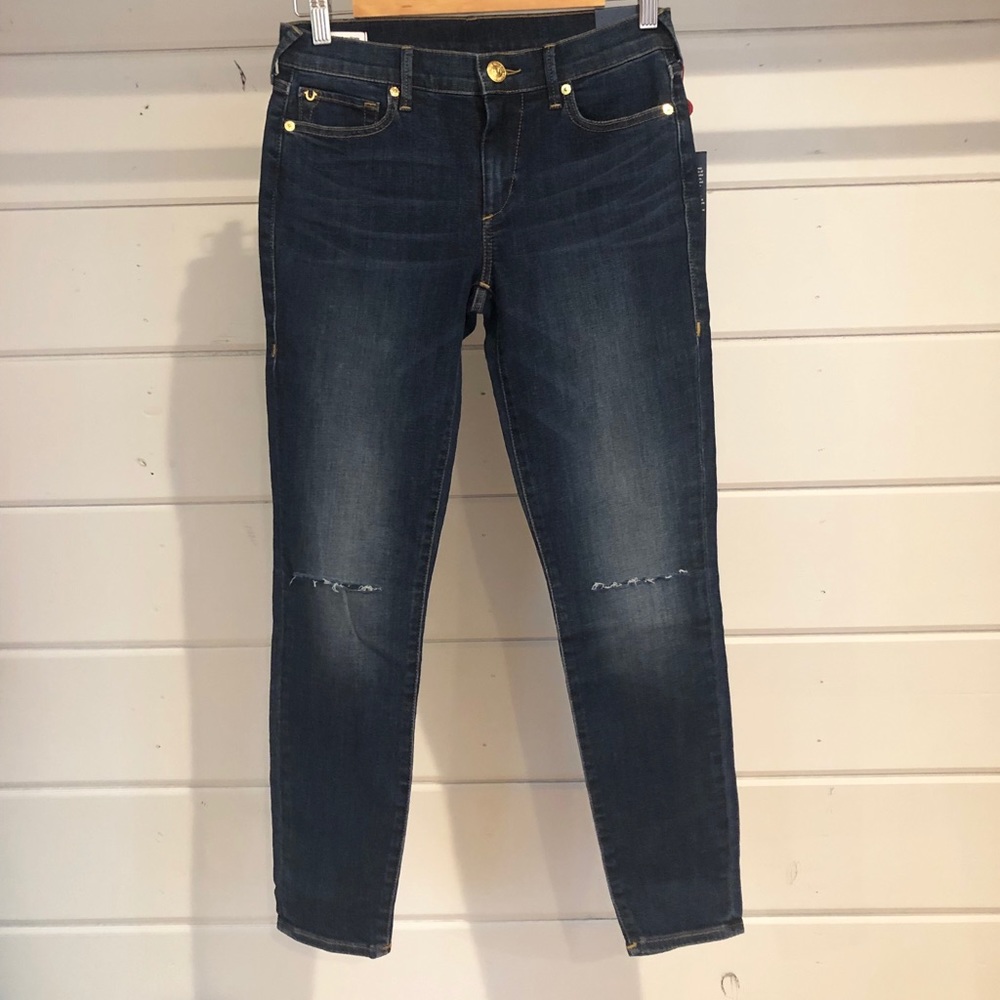 TRUE RELIGION NWT Halle Distressed Jeans Size 26